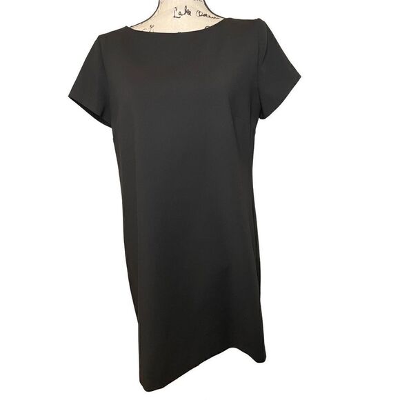Zara Woman Black Shift Dress, Size Large‎ - Picture 1 of 3